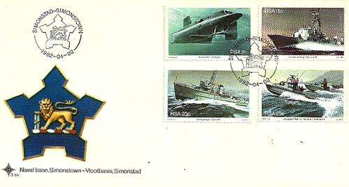1982 Naval base, Simonstown ~ Vlootbasis, Simonstad FDC 3.36