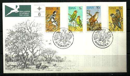 SWA - 1974 Rare Birds of SWA FDC No. 6