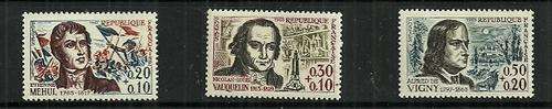 France - 1963 Personnages Celebres Du Xvieme Au Xixeme Siecle MLH
