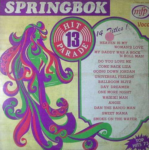 SPRINGBOK HIT PARADE Vol 13 LP Vinyl Record