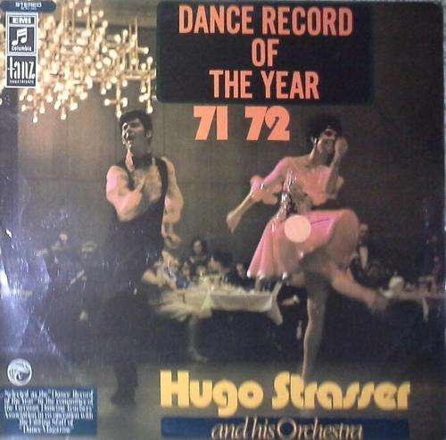 Hugo Strasser - Dance Record of The Year 1971/72 LP Vinyl Record