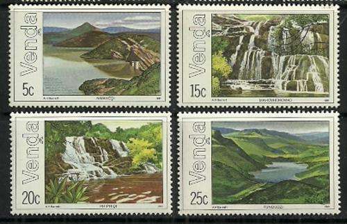Venda - 1981 Lakes and Waterfalls Full Set MNH