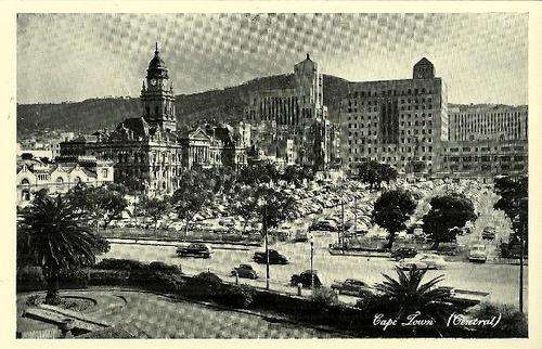 Cape Town Central - South Africa Vintage Postcard
