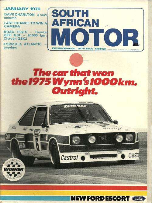 South African MOTOR Magazine - Jan 1976 Issue