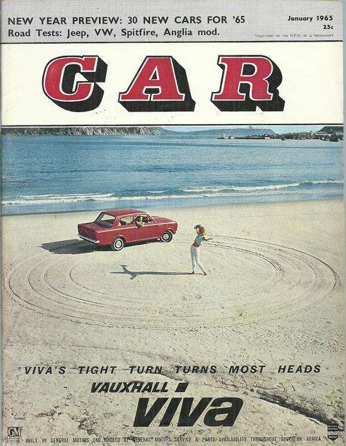 South Africa CAR Magazine - Jan 1965 Issue