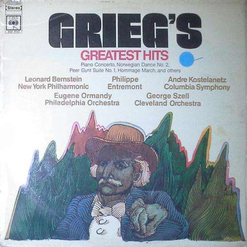 Grieg`s Greatest Hits LP Vinyl Record