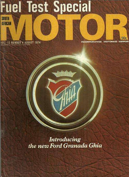 South African MOTOR Magazine - August 1974 Issue