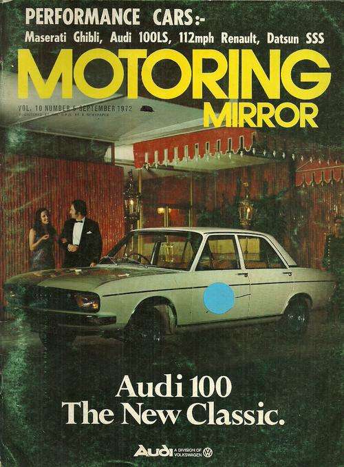 Motoring Mirror Magazine - Sep 1972 Issue