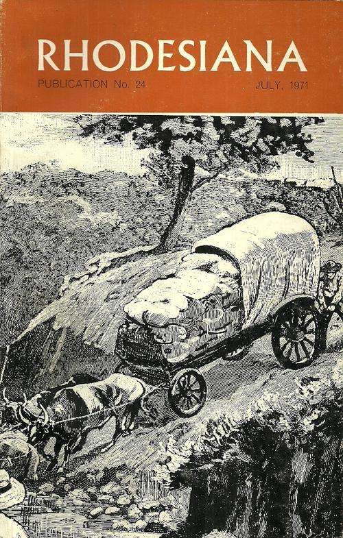 RHODESIANA - Publication No. 24, July 1971
