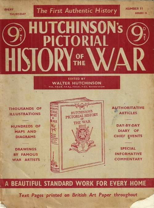 Hutchinson`s Pictorial History of the War - Series 15 Num. 11