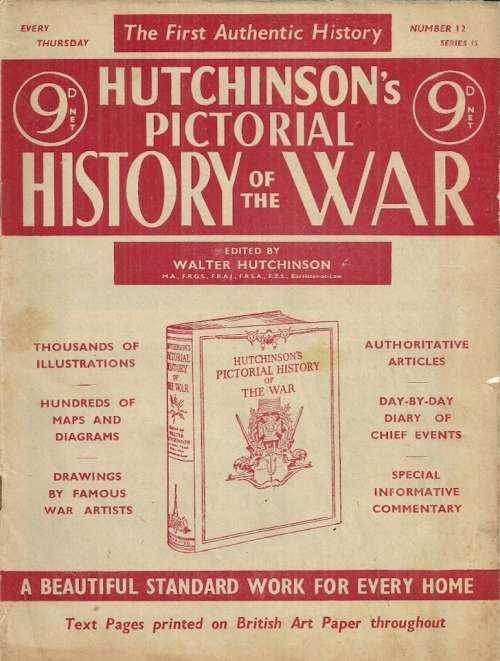 Hutchinson`s Pictorial History of the War - Series 15 Num. 12
