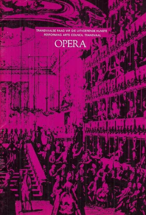 1974 Transvaal Opera - Rigoletto Performance Programme