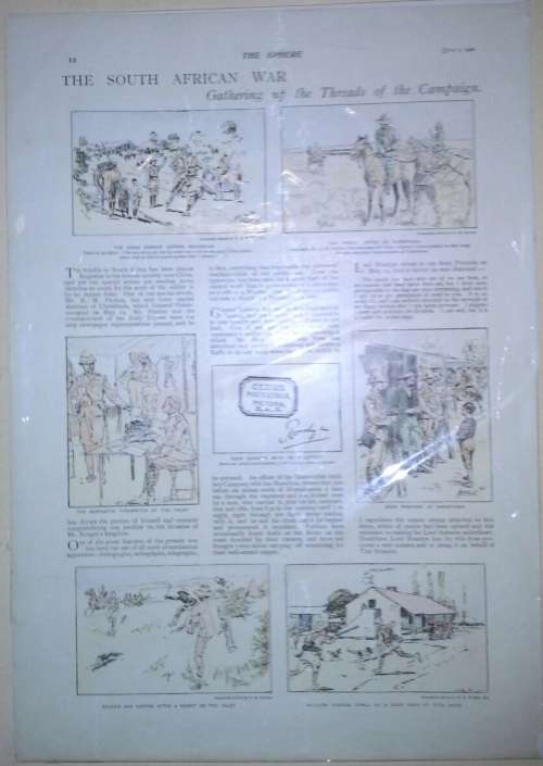 The South African War - Page from The Sphere Newspaper July 7th 1900