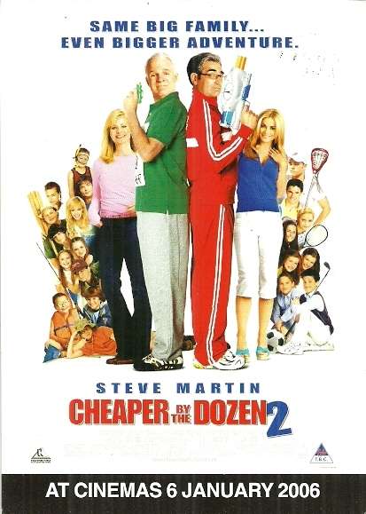 Cheaper by the Dozen 2 Movie Postcard