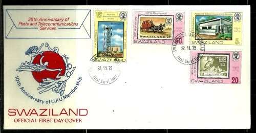 Swaziland - 1979 25th Anniversary of Posts and Telecommunications Services FDC