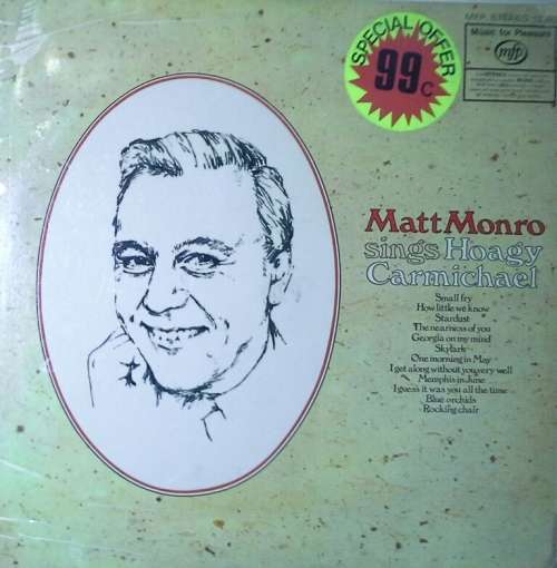 Matt Monro sings Hoagy Carmichael LP Vinyl Record