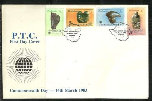 Zimbabwe - 1983 Commonwealth Day FDC