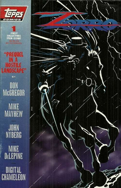 ZORRO - 1st Collectors Issue, Jan 1994