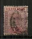 Sierra Leone 1896-97 Queen Victoria 1d Used