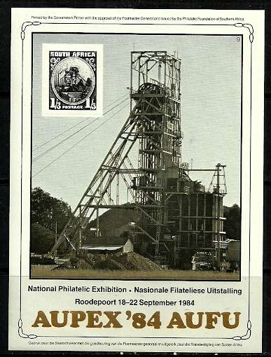 South Africa - 1984 National Philatelic Expo AUPEX `84 MS MNH