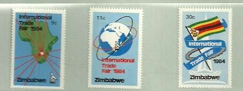 Zimbabwe - 1984 International Trade Fair Full Set MNH