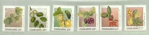 Zimbabwe - 1991 Wild Fruits Full Set MNH
