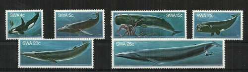 SWA - 1980 Whales Full Set MNH