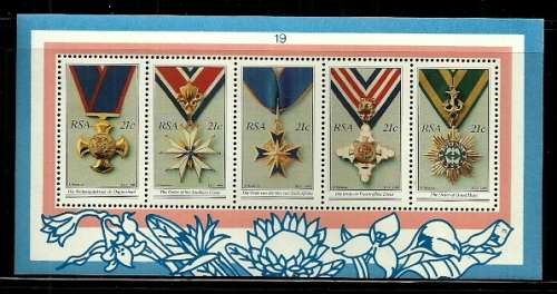 South Africa - 1990 The National Order of S.A. MS MNH