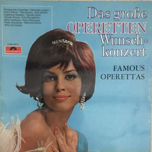 Das GroBe OPERETTEN - WunschKonzert LP Vinyl Record