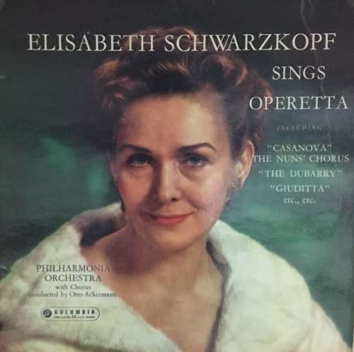 ELISABETH SCHWARZKOPF Sings OPERETTA LP Vinyl Record