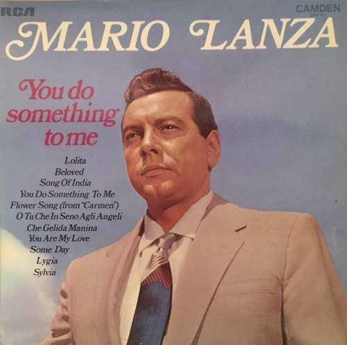 MARIO LANZA - You do Something to Me LP Vinyl Record