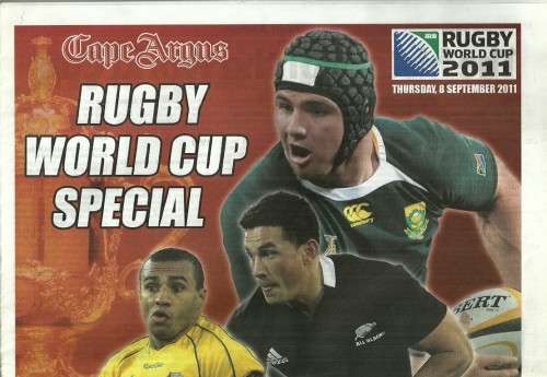 2011 Rugby World Cup - Cape Argus Newspaper Supplement