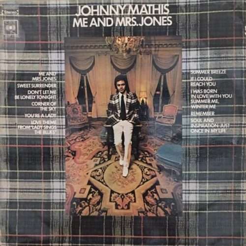 Johnny Mathis - Me and Mrs Jones LP Vinyl Record