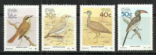 SWA - 1988 Birds of SWA Full Set MNH