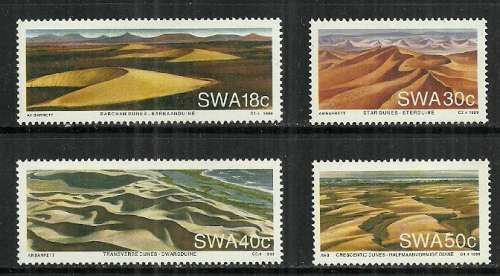 SWA - 1989 Namib Desert Sand Dunes Full Set MNH