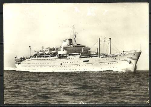 M.S. " AFRICA " Vintage Postcard