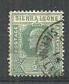 Sierra Leone - 1903 King Edward VII 1/2d Green Used