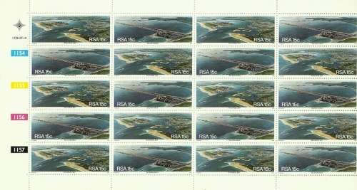 South Africa - 1978 Richards Bay Control Sheet of 25 MNH