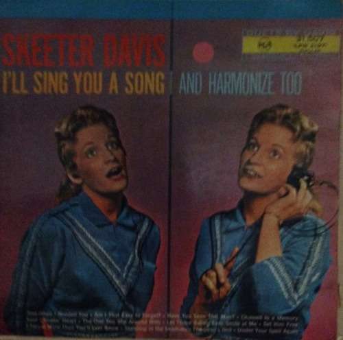 Skeeter Davis - I`ll Sing You A Song and Harmonize Too LP Vinyl Record