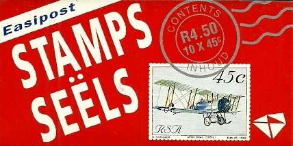 South Africa - 1993 Aviation Booklet Pane 1