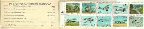 South Africa - 1993 Aviation Booklet Pane 4