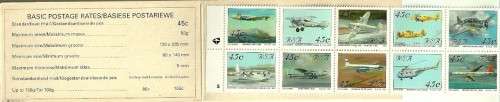 South Africa - 1993 Aviation Booklet Pane 5