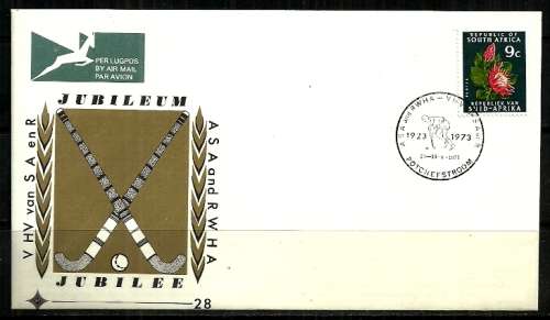 South Africa - 1973 ASA and RWHA Jubilee FDC 28