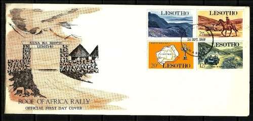 Lesotho - 1969 Roof of Africa Rally FDC