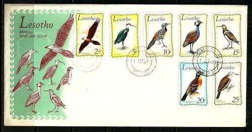 Lesotho - 1971 Birds FDC