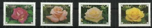 Ciskei - 1994 Hyprid Roses Full Set of 4 MNH