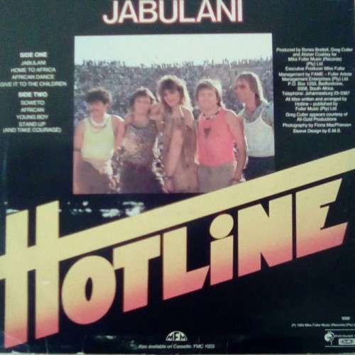 HOTLINE - JABULANI LP Vinyl Record