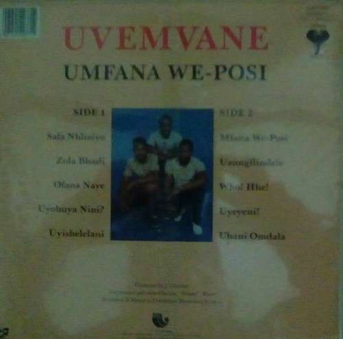 UVEMVANE - Umfana We-Posi LP Vinyl Record