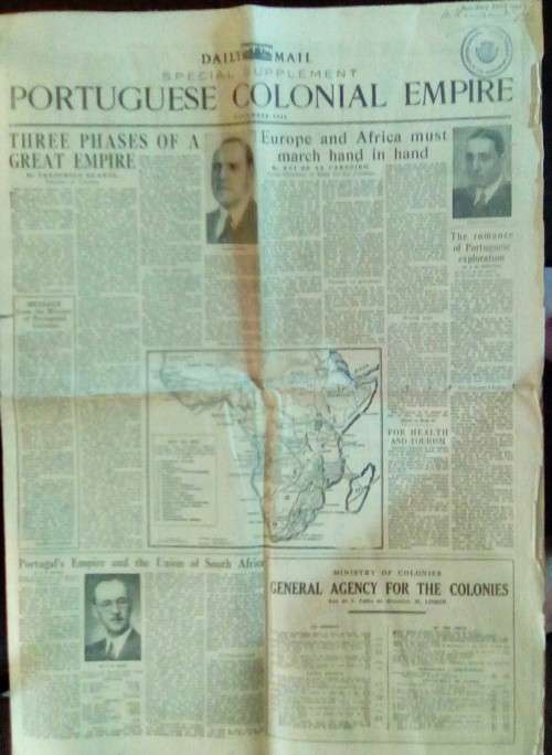 Continental Daily Mail Newspaper : Portuguese Colonial Empire - Nov 1948 Special Supplement