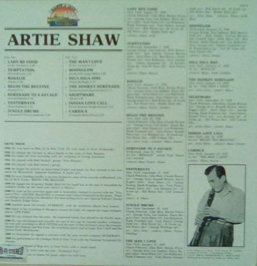 Artie Shaw - Artie Shaw LP Vinyl Record